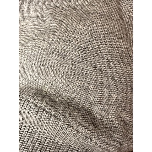 Cozy Gray Merino Wool Tory Burch Sweater Classic & Chic Size M - Picture 5 of 6
